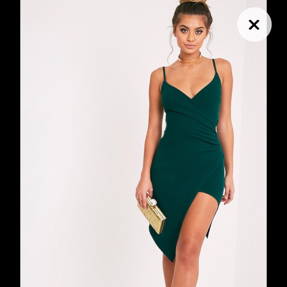 Emerald dress size 4 (as seen on Kylie Jenner)